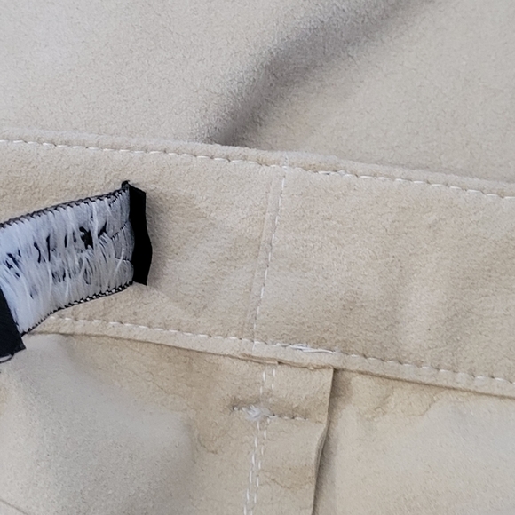 Neil Barrett Made In Italy Mens Light Tan Faux Suede Pant Flat Front Pockets Str - Picture 8 of 11